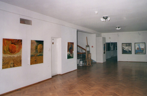Michał Sawaniuk, wystawa, malarstwo
